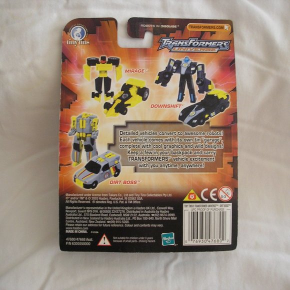 2003 Transformer Universal Dirt Boss Tiny Tin MOC - Picture 2 of 2